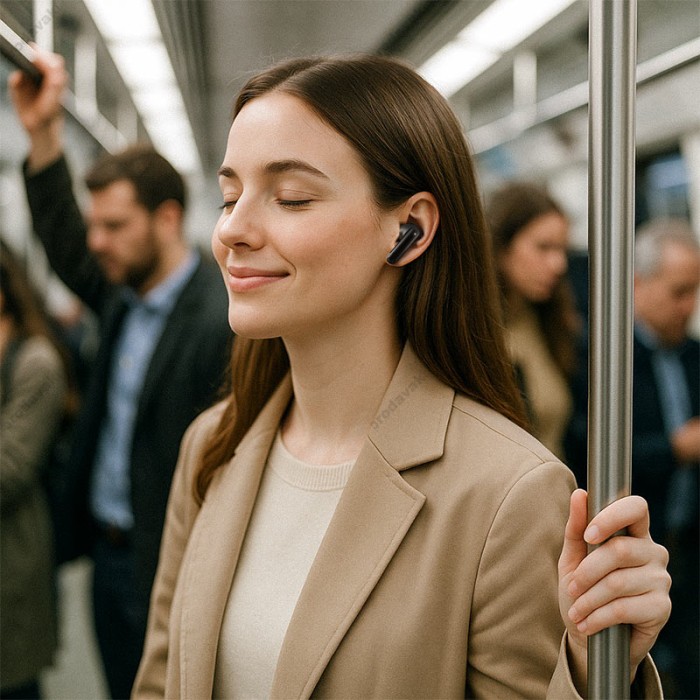 Бездротові Bluetooth навушники ACEFAST W5 hybrid noise reduction true wireless earbuds BT 5.4 Black